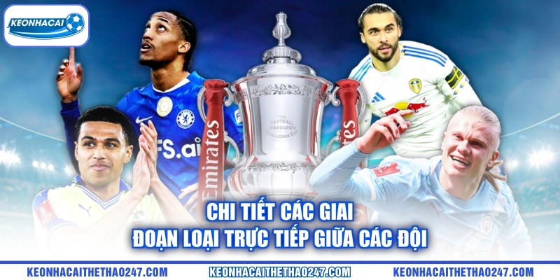 Chi tiết các giai đoạn loại trực tiếp giữa các đội