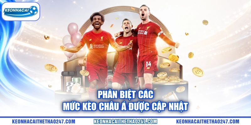 Phân biệt các mức kèo châu Á được cập nhật
